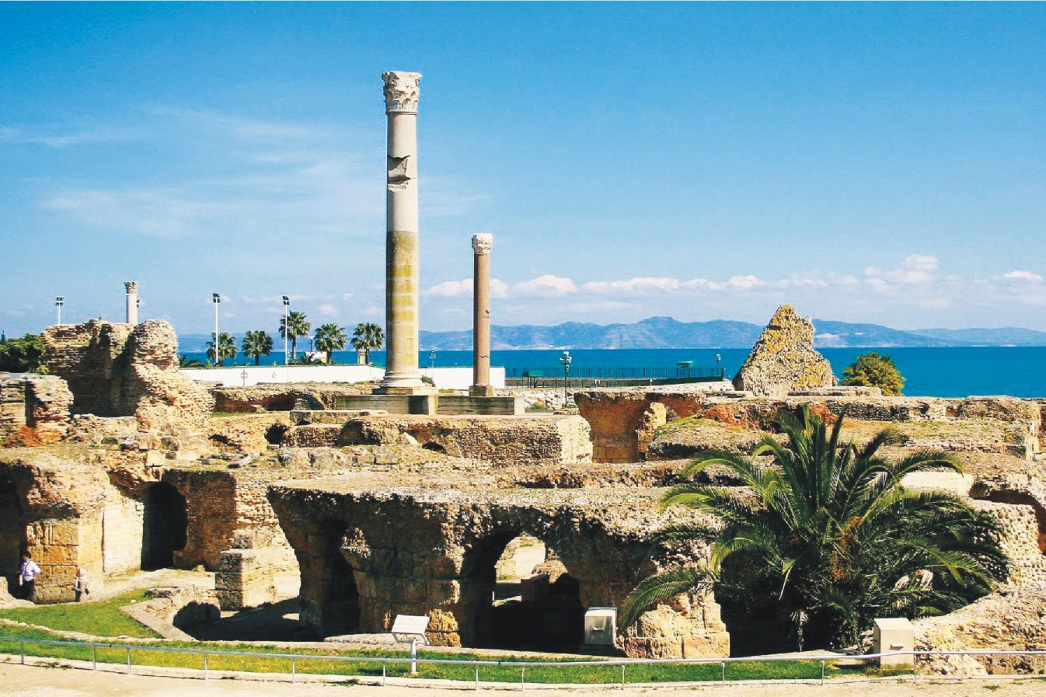 Carthage ruins roman baths