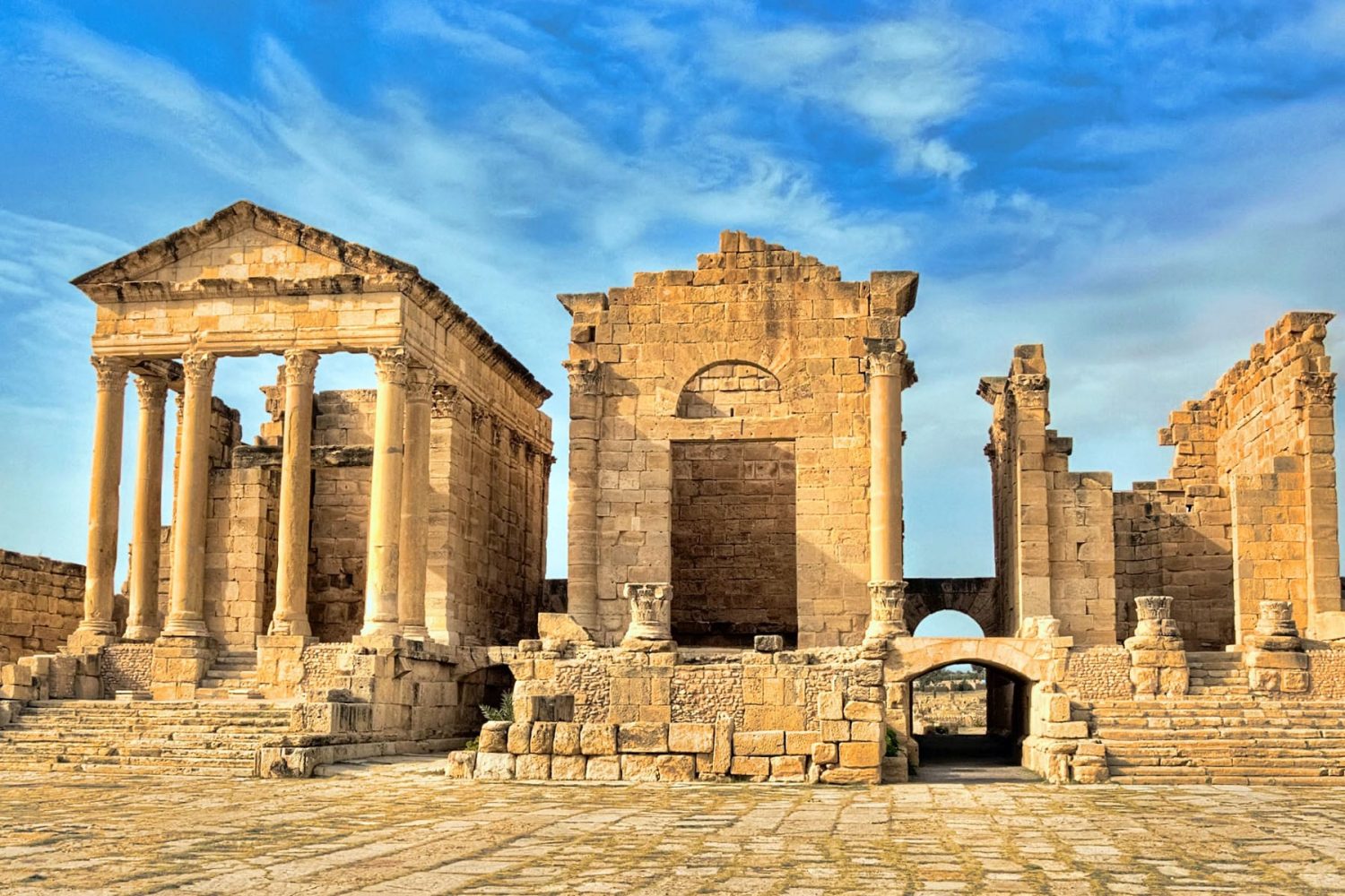 Ruinas romanas Sbeitla Tunez