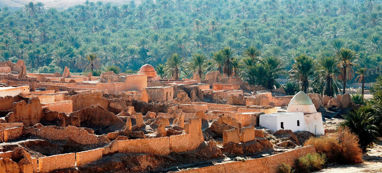 Tamerza oasis south Tunisia