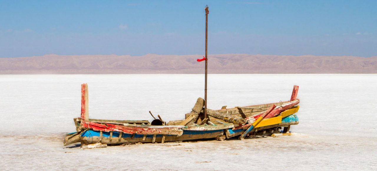 Oasis Desert: Chott El Jerid Salt Lake