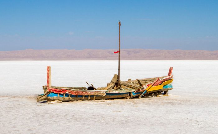 Oasis Desert: Chott El Jerid Salt Lake