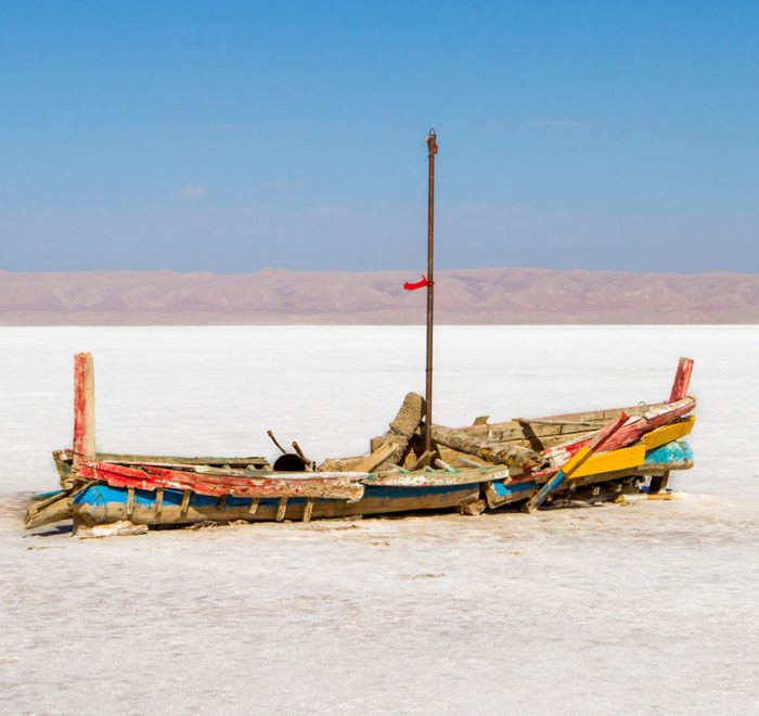 Oasis Desert: Chott El Jerid Salt Lake