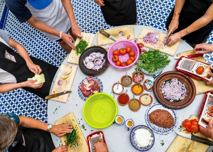 Clase de cocina en pueblos bereberes de Tunez