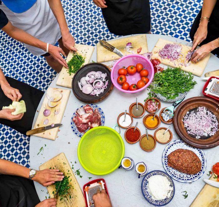 Clase de cocina en pueblos bereberes de Tunez