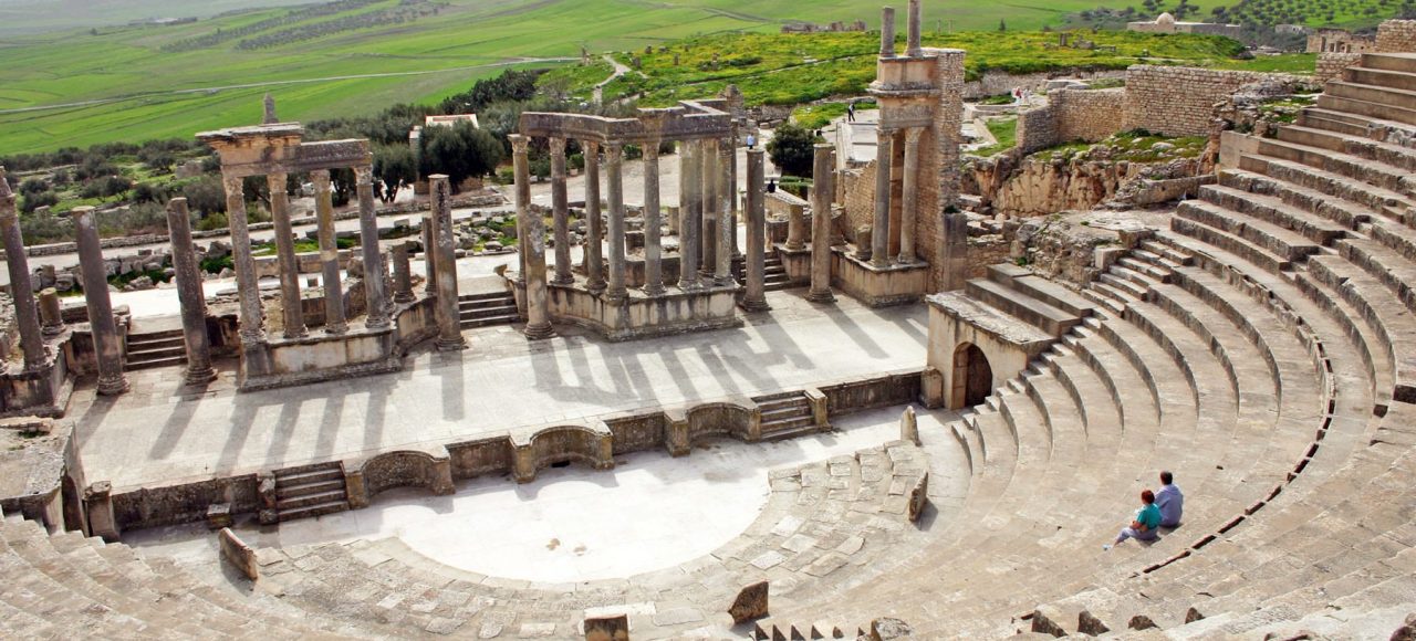 Tunisian cultural tour: Dougga roman ruins