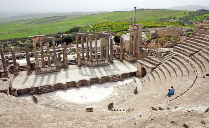 Tunisian cultural tour: Dougga roman ruins