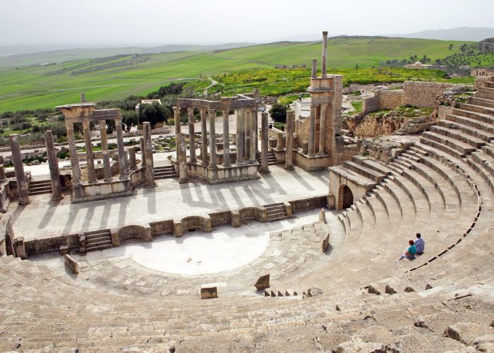 Tunisian cultural tour: Dougga roman ruins