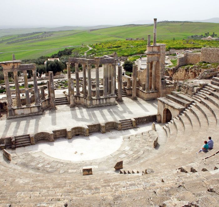 Tunisian cultural tour: Dougga roman ruins