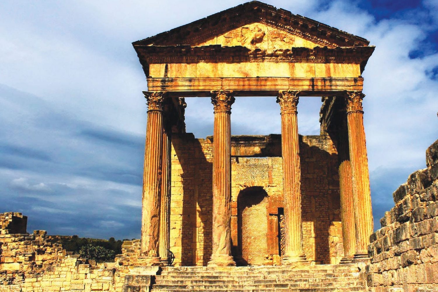 Ruinas romanas Dougga Tunez