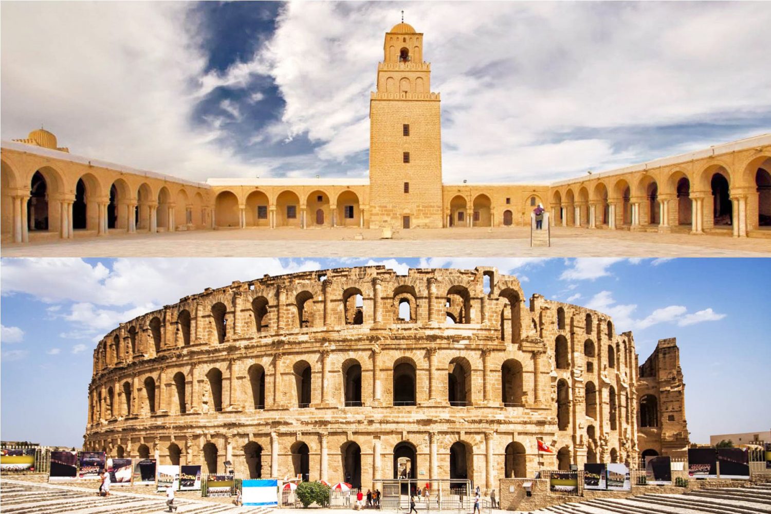 Cultural trip: Kairouan mosque-El Djem amphitheater
