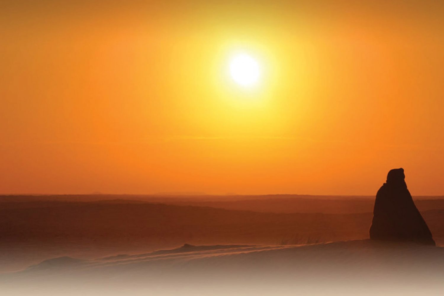 Sahara Sunset and overnight in the Tunisian desert