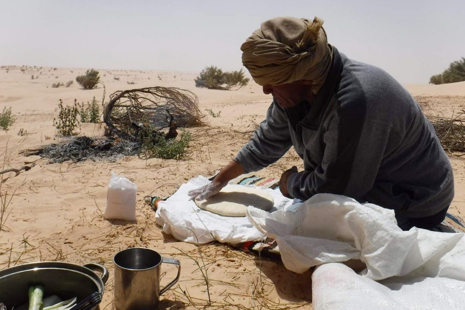 Tunisian Sahara Desert Trekking in a loop from Douz