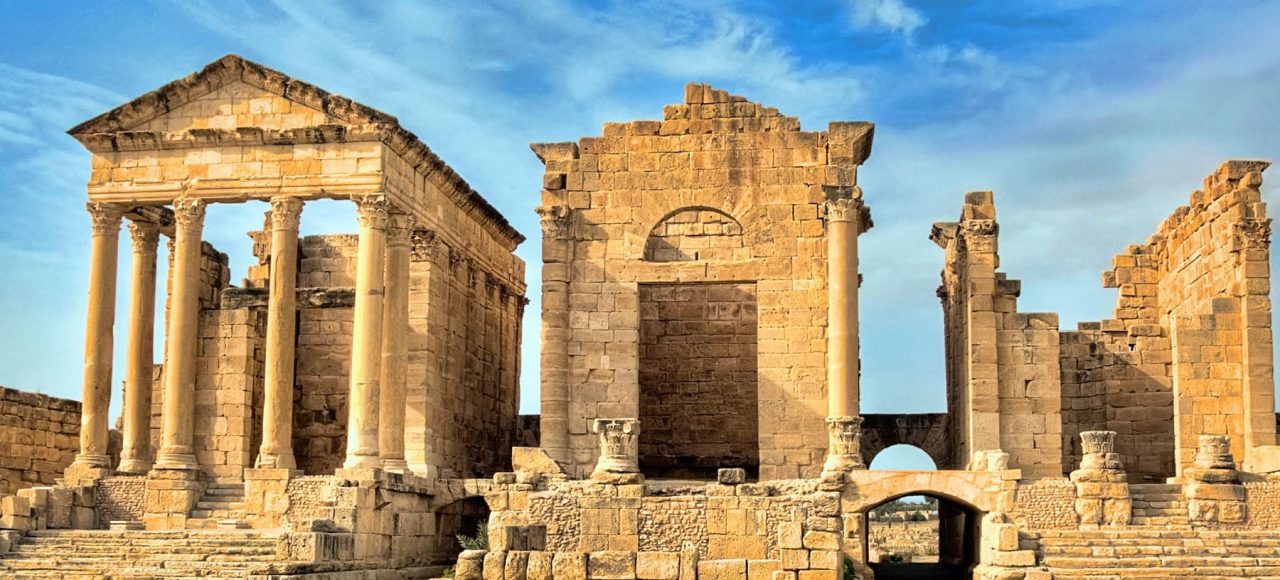 Ruine romainde Sbeitla Tunisie