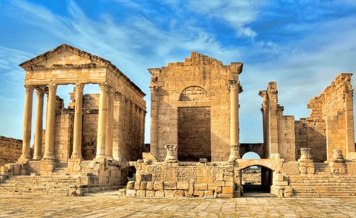 Ruine romainde Sbeitla Tunisie