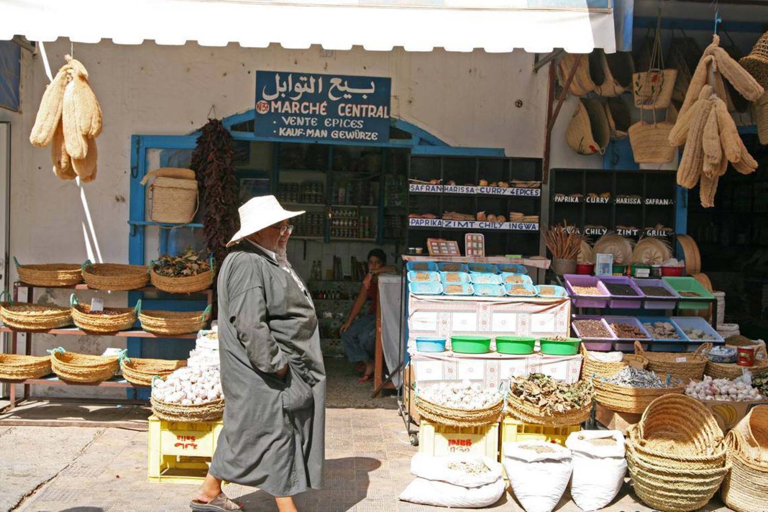 Djerba island spice market