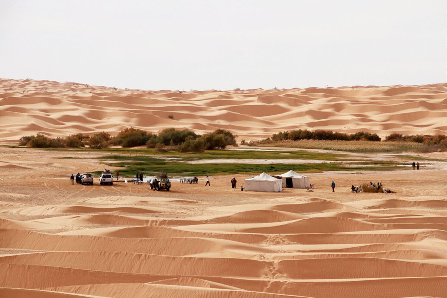 Lac Huidhat Sahara Tunisie